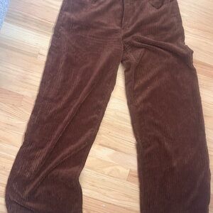 Forever 21 Chocolate Corduroy Trousers
